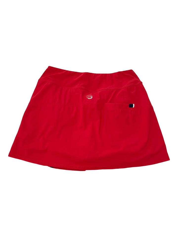 Foray Golf America Braid Trim Skirt - Red - Medium