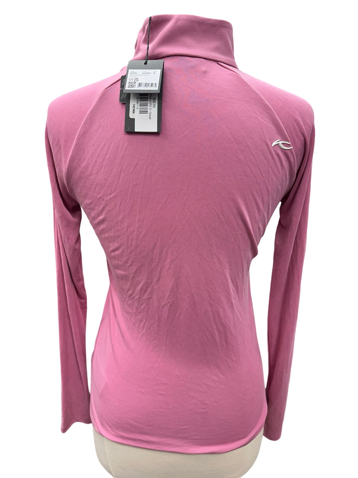 Kjus Hyannis Port Midlayer L/S Half Zip- Pink Sorbet- Small