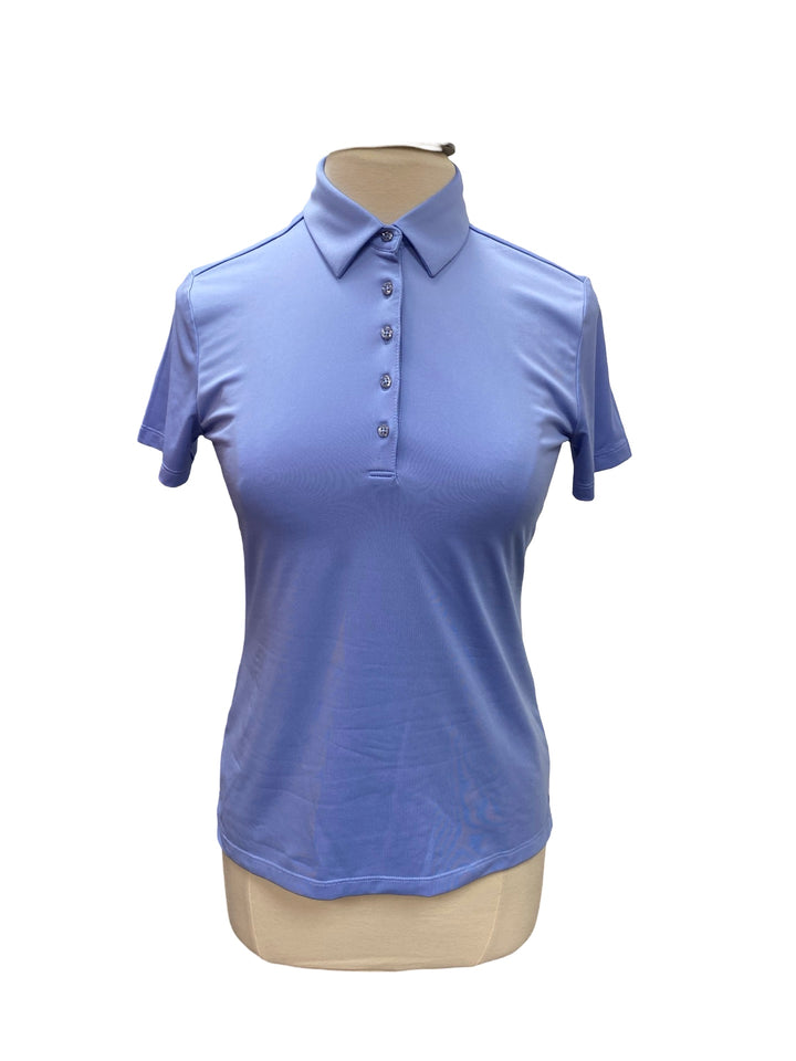 Dunning Stretch Polo - Blue- Small