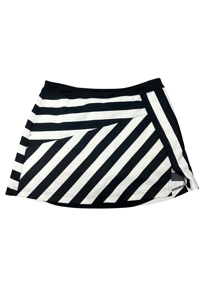 Slazenger Contrast stripe Skort - Black/White - Medium