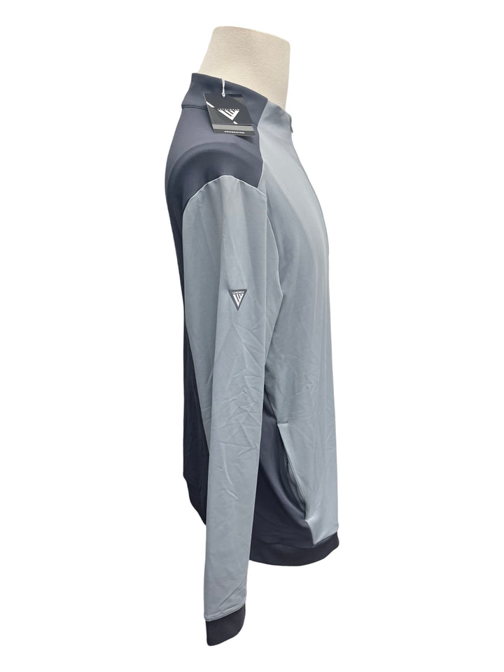 Mens Levelwear Crosswind Midlayer - Gray - Medium - NWT (FINAL SALE ITEM)