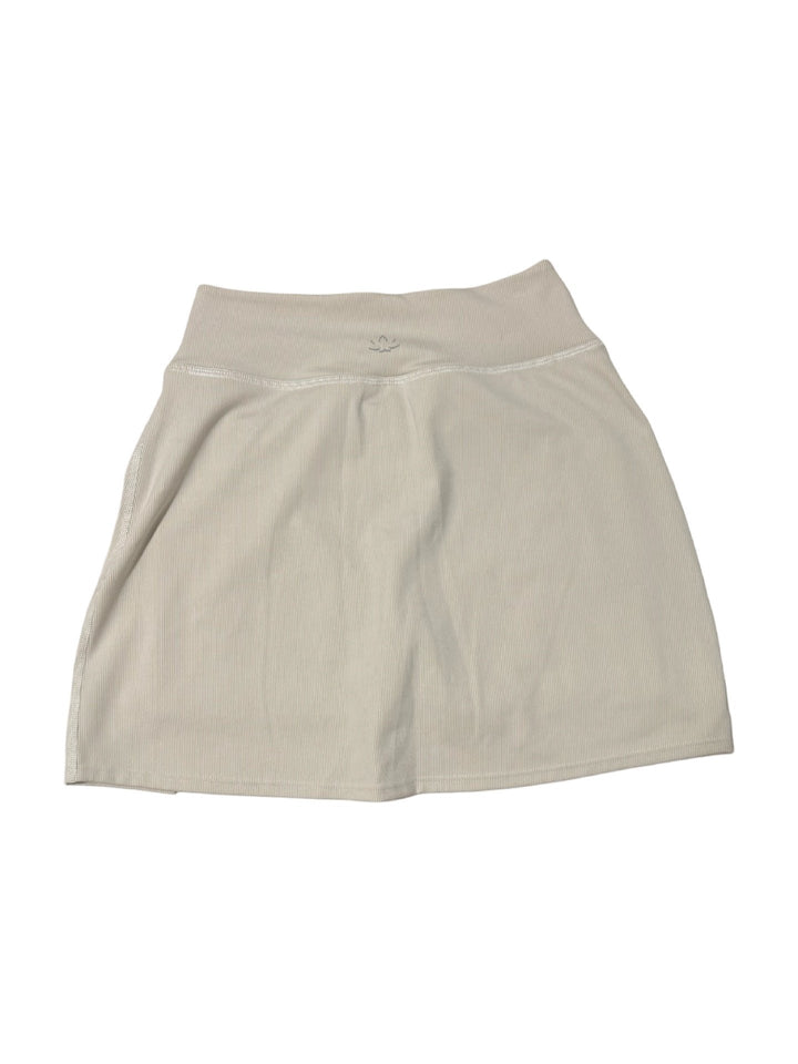 Beyond Yoga Heather Rib Hold Court Skort - Cream Heather - Small