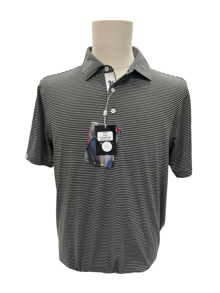 Mens Levelwear Oath Polo Top - Gray - Medium (FINAL SALE ITEM)