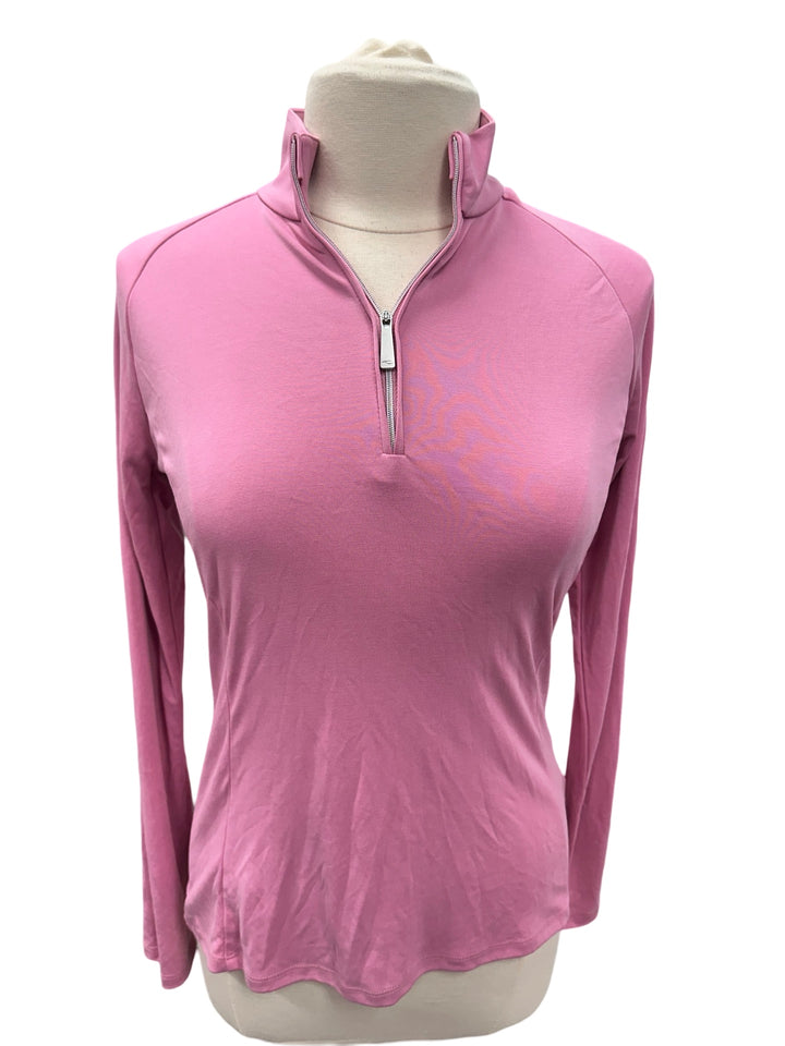 Kjus Hyannis Port Midlayer L/S Half Zip- Pink Sorbet- Small