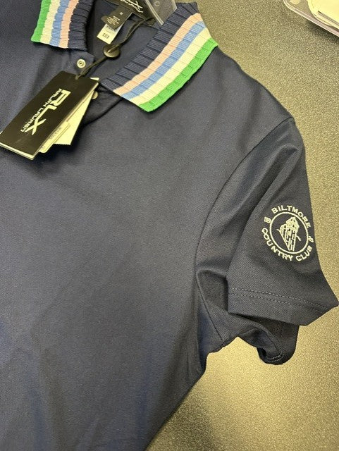 RLX Ralph Lauren Tailored Fit Polo (w/ logo) - Navy - Medium