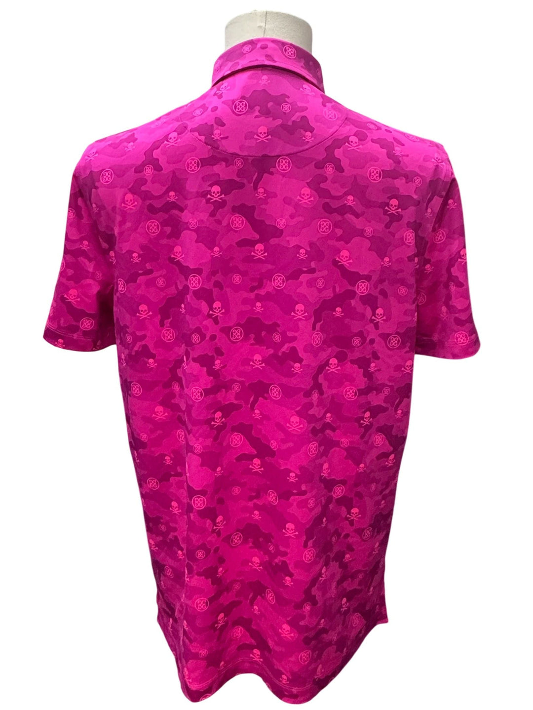 G/FORE Camo Tech Polo - Knockout Pink - Medium | Skorzie