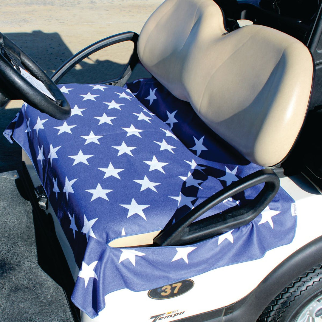 Best of Golf America Double Sided Golf Cart Seat Cover - USA Stars
