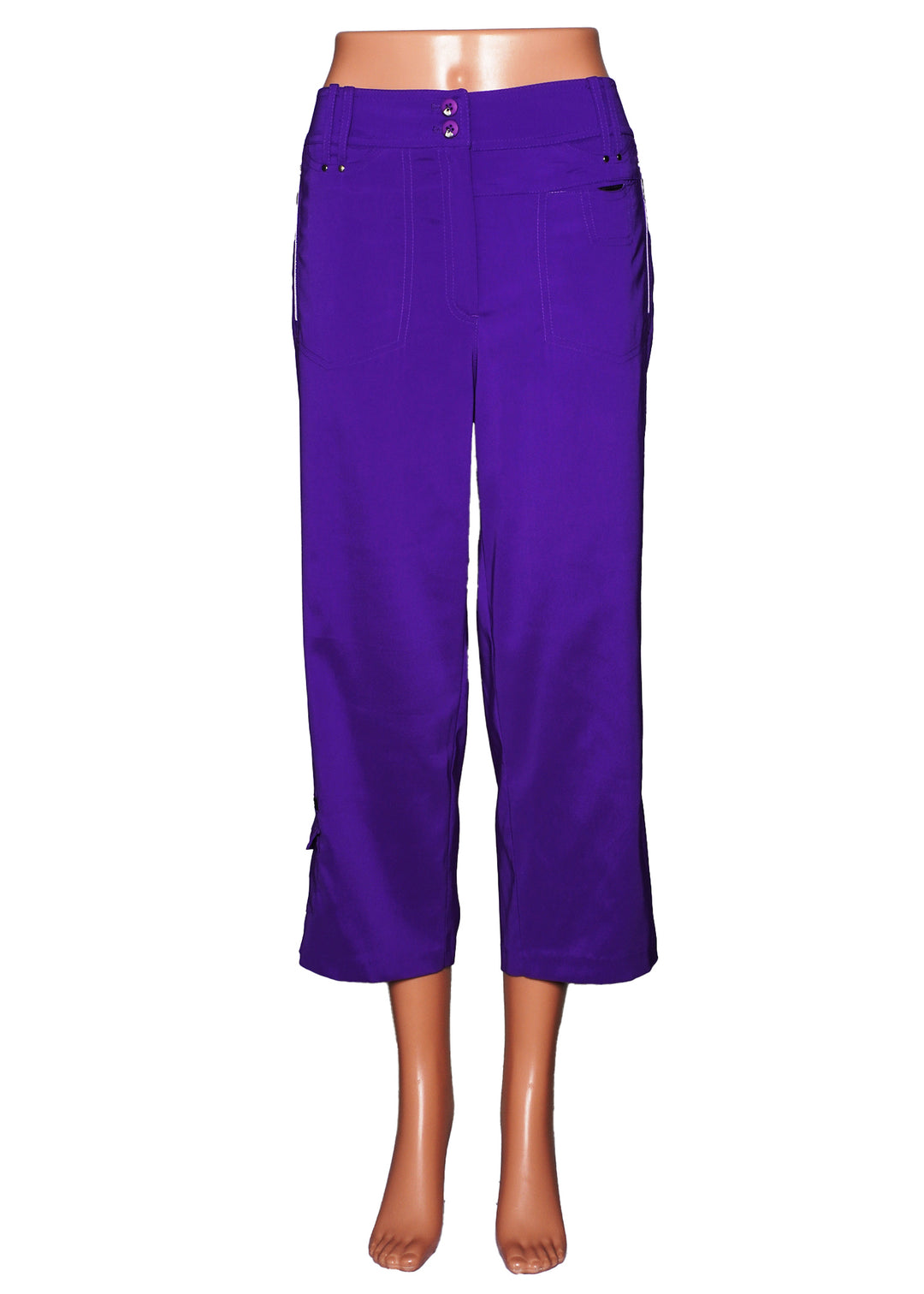 Jaime Sadock Solid Capri - Purple - Size 10