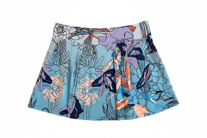 Jamie Sadock Womens Ocean Garden Skort (16')  - Cadis Blue/Multi