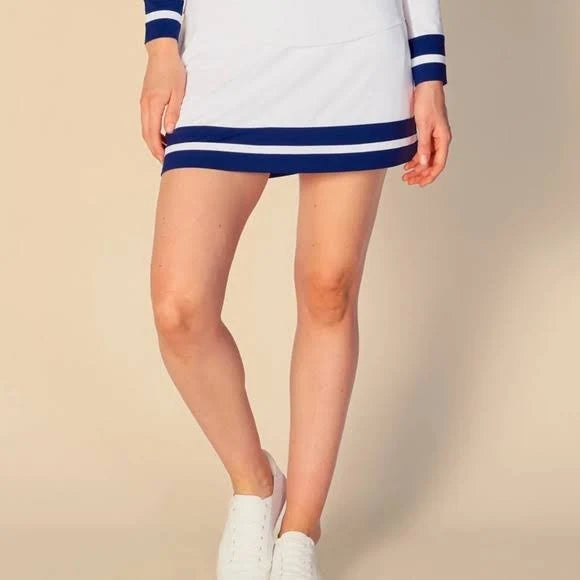 G-Lifestyle Color Block Skort - White - Skorzie