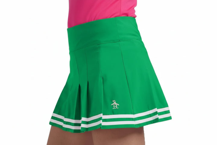 Penguin Womens Annie Pleated Skort (15') - Jelly Bean