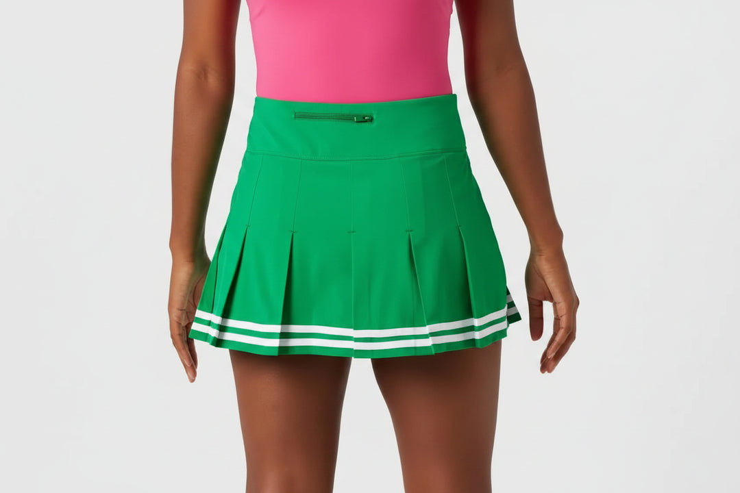 Penguin Womens Annie Pleated Skort (15') - Jelly Bean