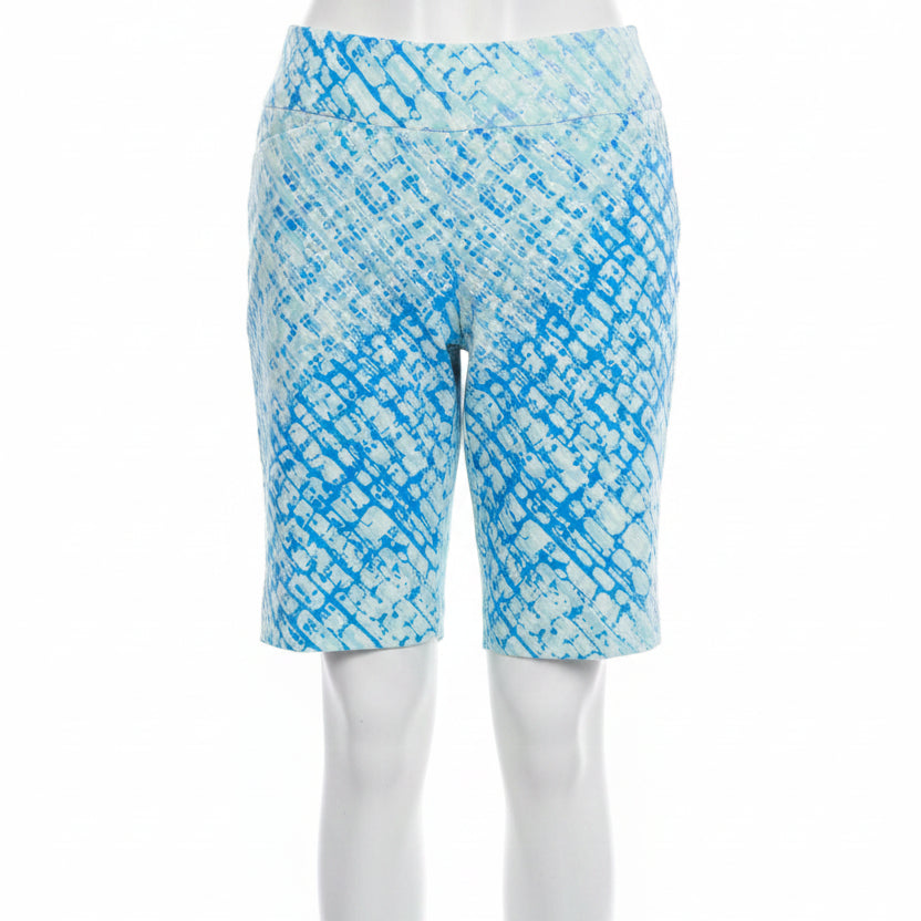 IBKUL Womens Liz Shorts - Jade/Lavender