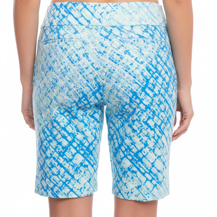 IBKUL Womens Liz Shorts - Jade/Lavender