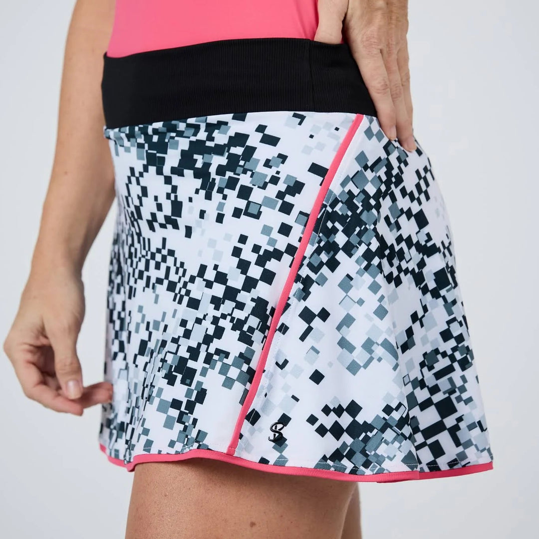 Sofibella 14" Pixel Skort - Pixelated - Skorzie