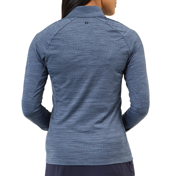 Dunning Golf Skylar Jersey Performance Full-Zip Jacket - Halo Heather - Skorzie