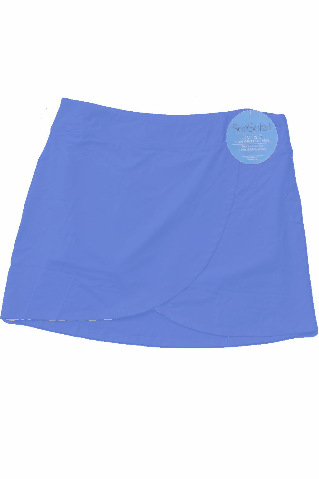 SanSoleil SOLSTYLE 17" FAUX WRAP SKORT - COBALT - Skorzie