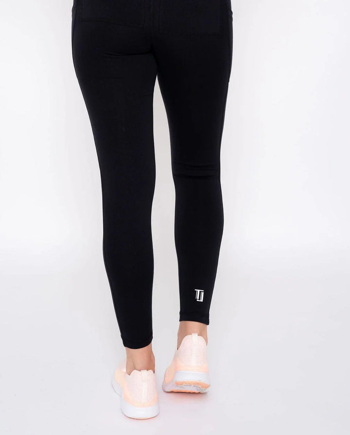 TJ Sport Leggings - Black Size 10 (FINAL SALE ITEM)