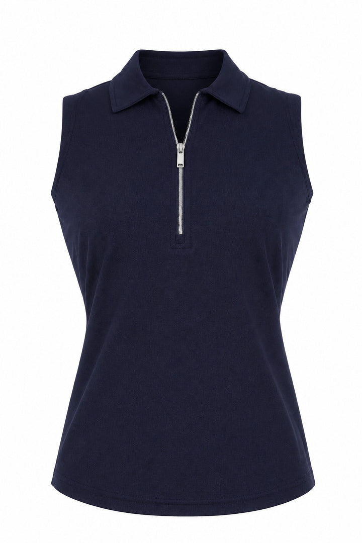 GGBlue Katy Sleeveless Top - Navy - Size Small - Skorzie