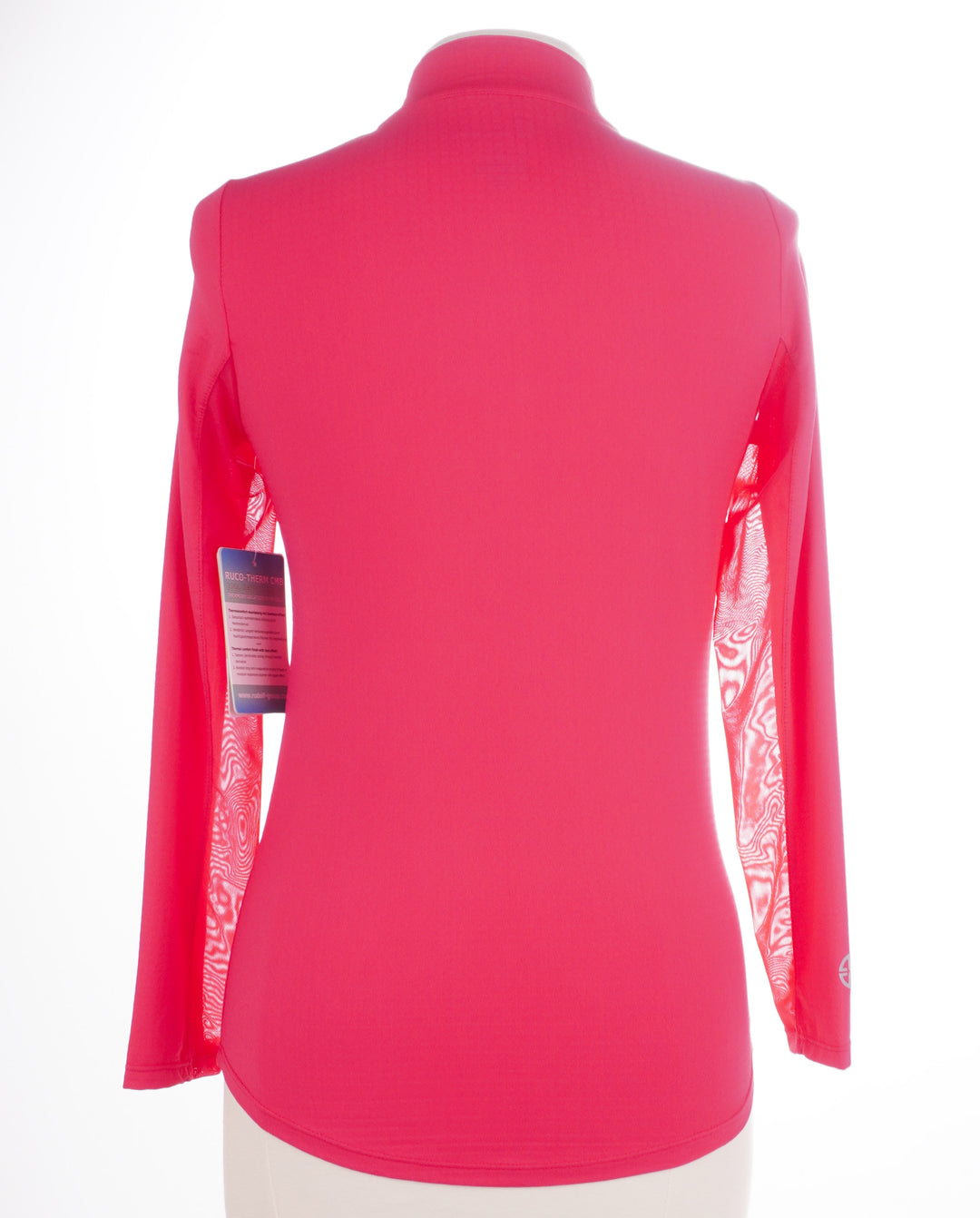 G-Lifestyle Zip Mock Long Sleeve - Coral - Size X-Small - Skorzie