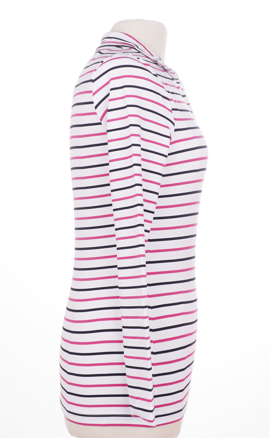Golfino - The Michela Troyer Long Sleeve - White/Pink- Sizes XXS, XS, S, M - Skorzie