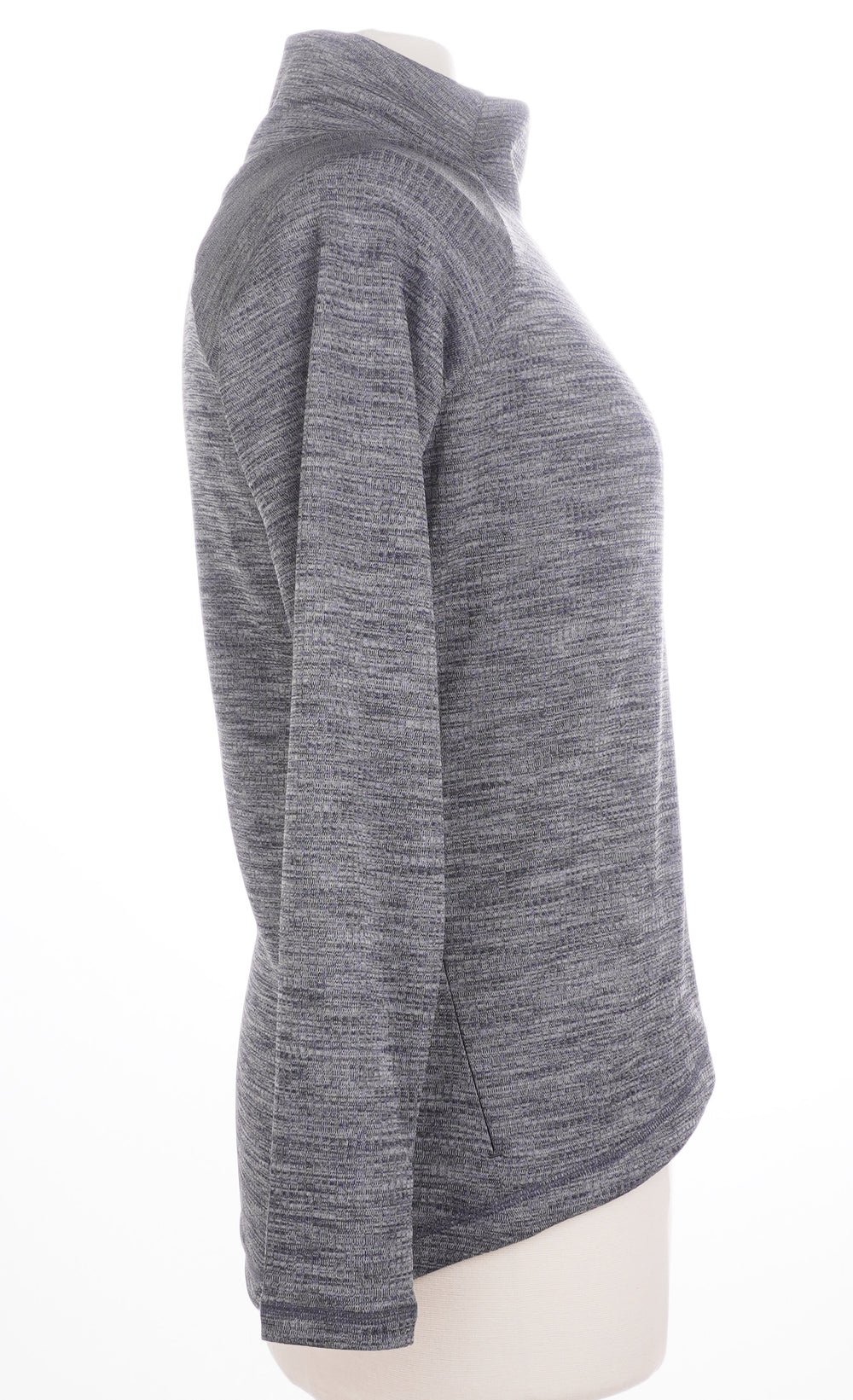 IBKUL Asymmetrical Zip Pullover - Grey - Size Small - Skorzie