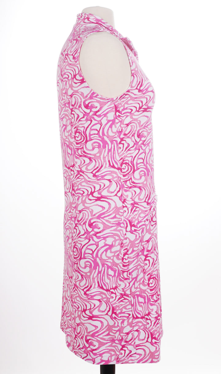 IBKUL Kinsley Print Sleeveless Dress - Size Small - Skorzie