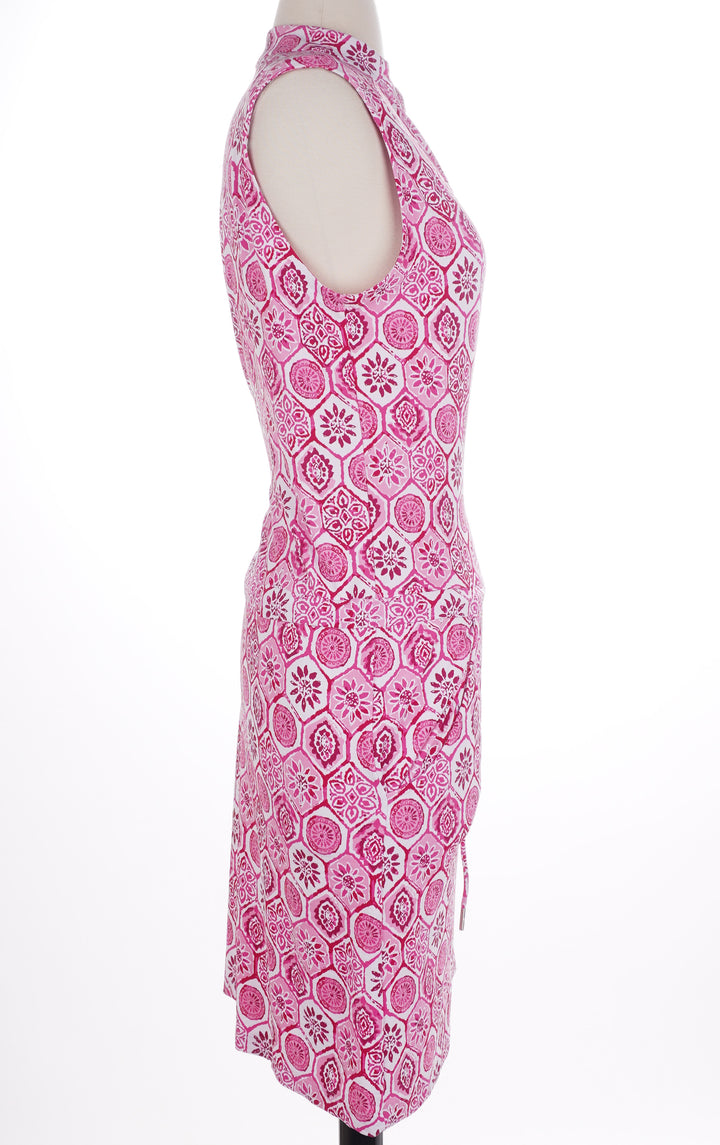IBKUL Terra Print Sleeveless Dress - Size Small - Skorzie