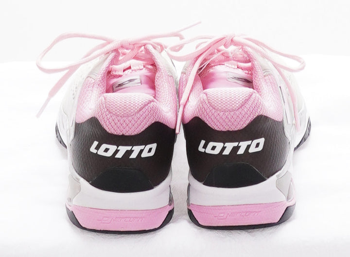 Lotto Mirage 300 Speed Tennis Shoes - White/Pink - Size 10 - Skorzie