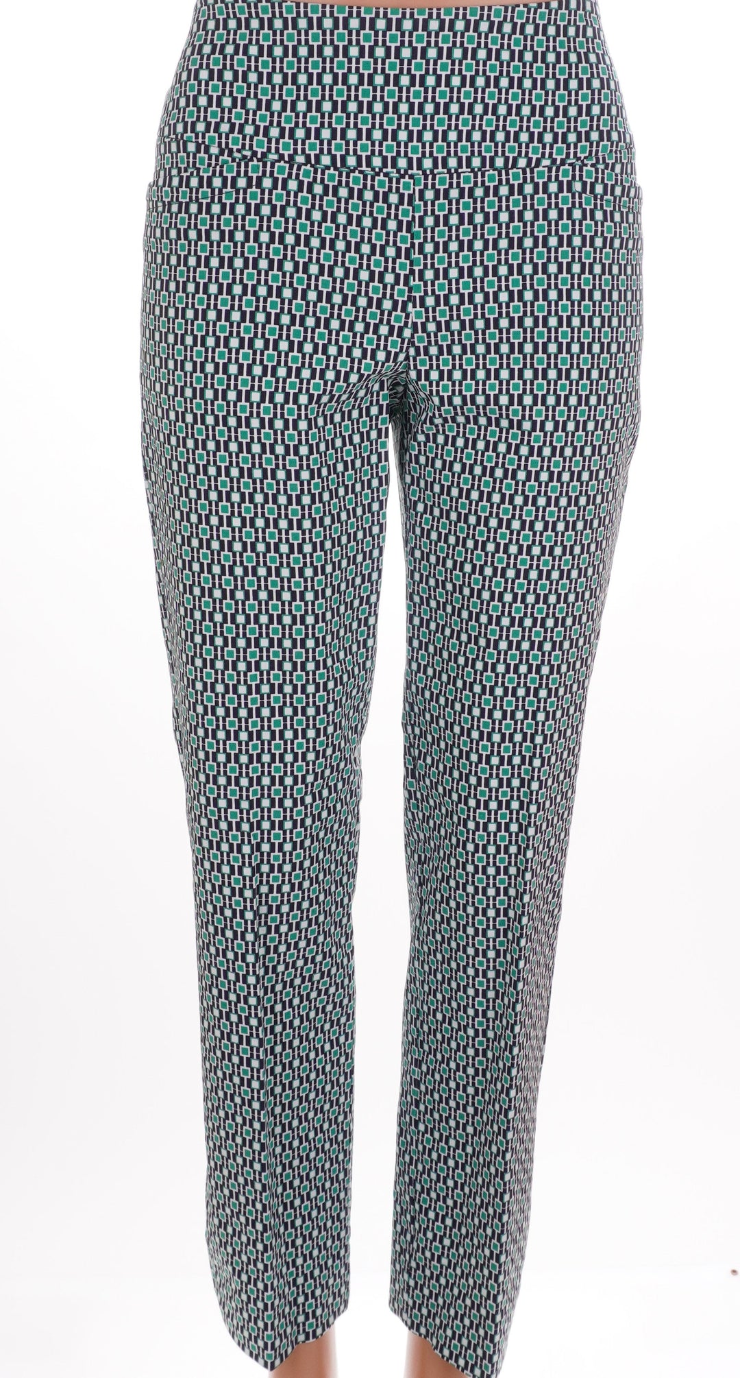 Swing Control Techno Stretch Printed Ankle Pant - Nexus - Size 6 - Skorzie