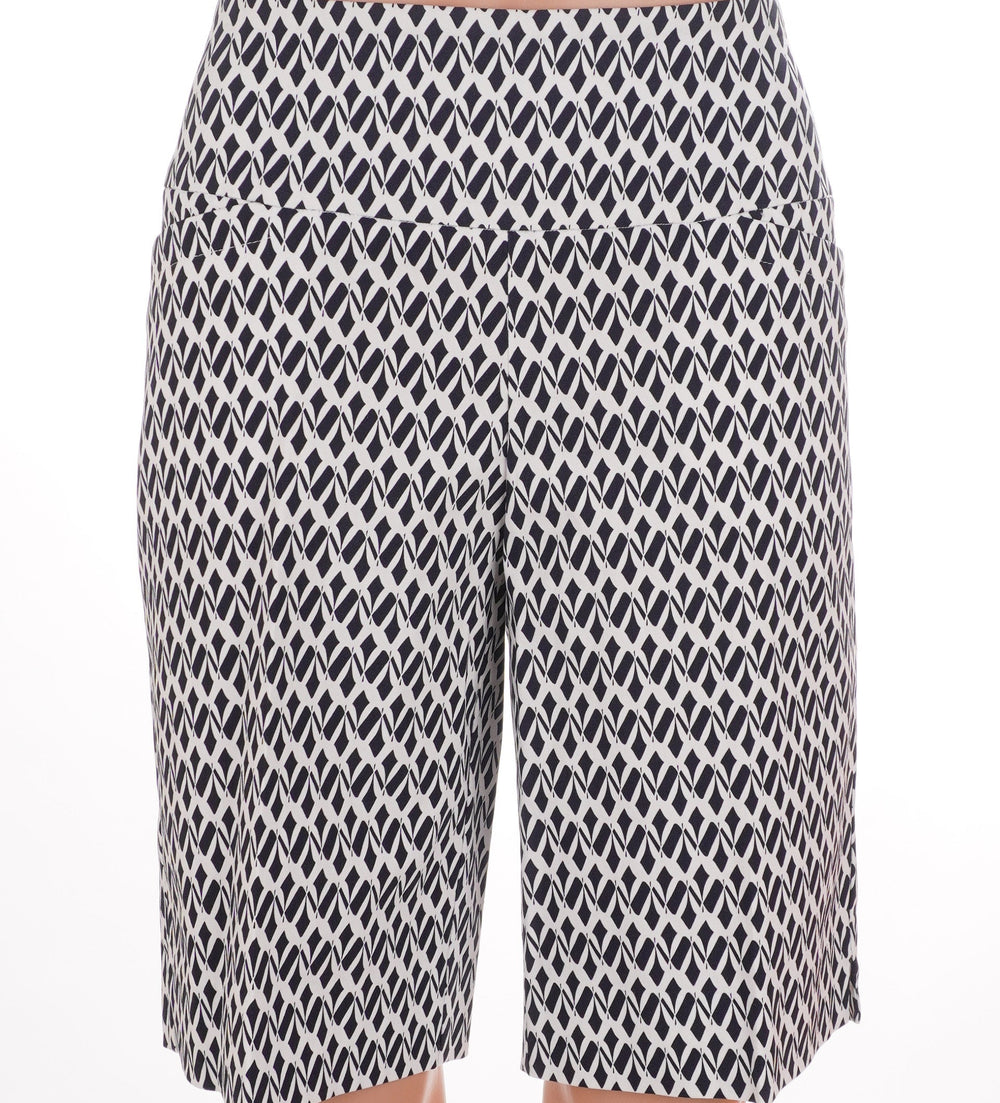 Swing Control Techno Stretch Printed Shorts - Abstract Diamond - Size 6 - Skorzie