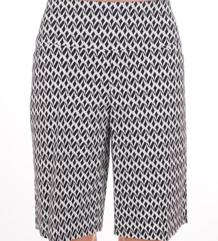 Swing Control Techno Stretch Printed Shorts - Abstract Diamond - Size 6 - Skorzie