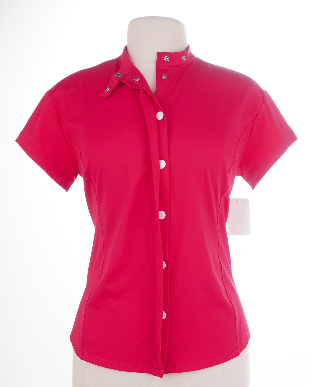 Kinona Band Collar Beauty Short Sleeve Golf Top - Size Small - Skorzie
