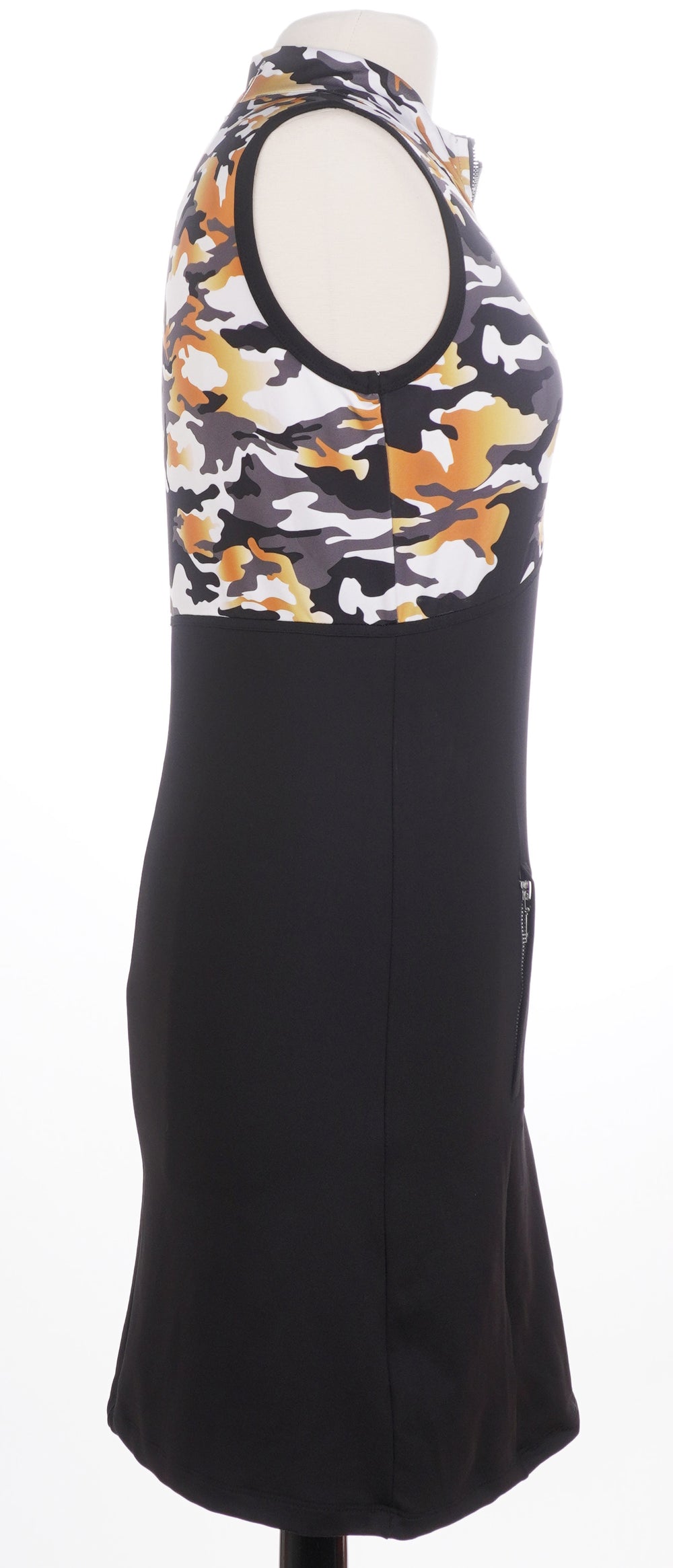 GGBlue Camo Sleeveless Dress - Multicolored - Size X-Small - Skorzie