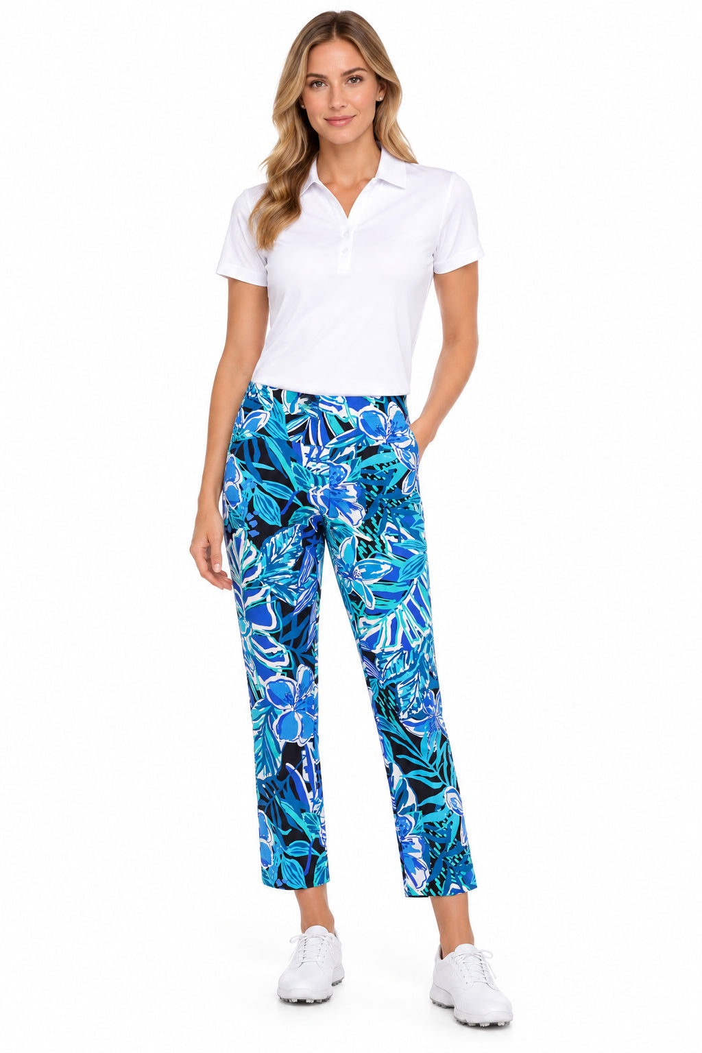 Swing Control Hibiscus Ankle Pant - Size 6 - Skorzie