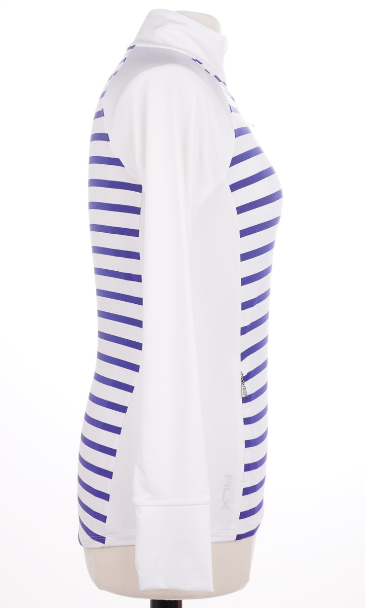 RLX By Ralph Lauren Stripe Long Sleeve  - Blue/White - Size Small - Skorzie