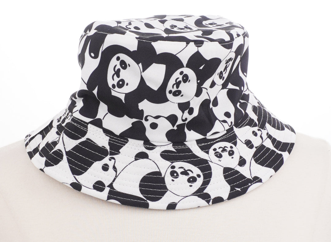 Unbranded Reversible Panda Bucket Hat - Skorzie