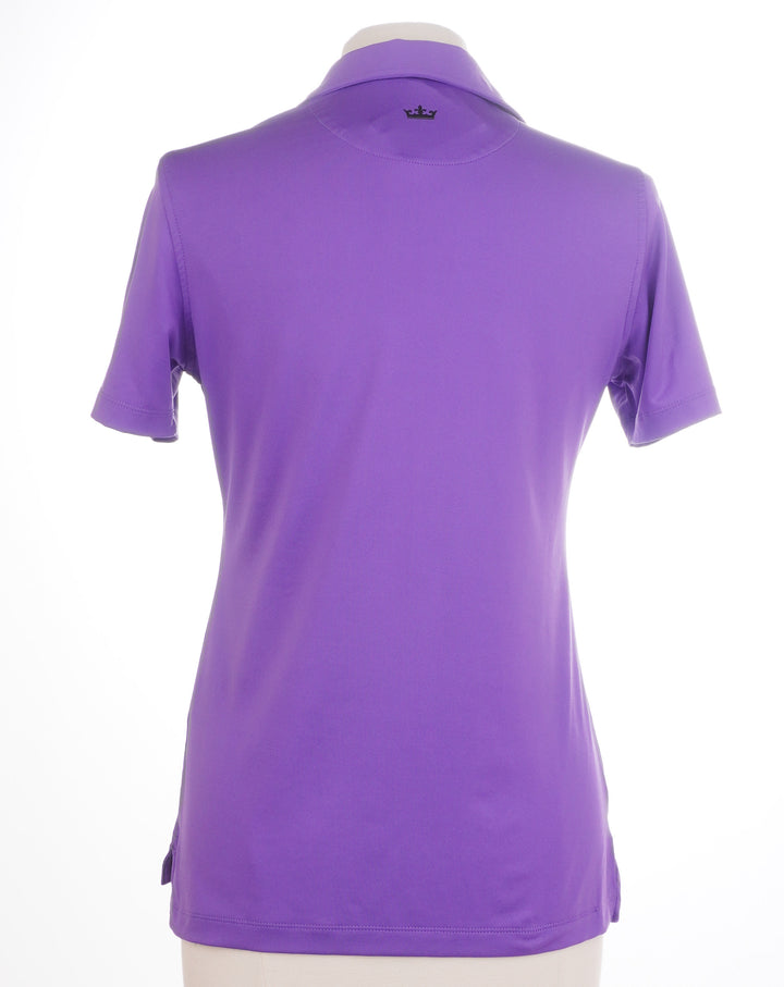 Peter Millar Purple Short Sleeve Top - Size Small - Skorzie