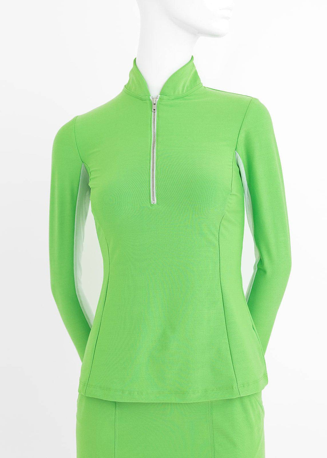 Amy Sport Amy Sport Katelyn 2.0 Long Sleeved Top - Lime - All Sizes Petite