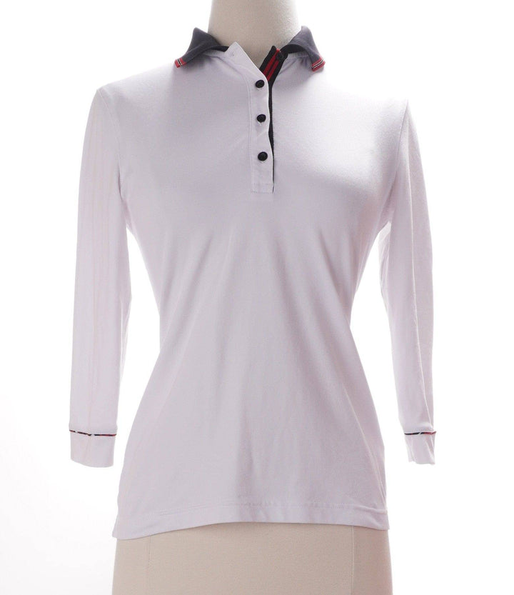 Golfino White / 6 / Consigned Golfino Long Sleeve Top - White - Size 6