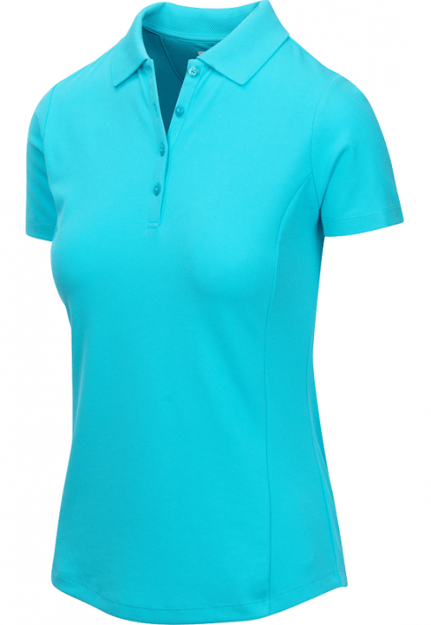 Greg Norman Aqua Blue / Medium Greg Norman Short Sleeve Golf Polo - Size Medium (Final Sale Item)