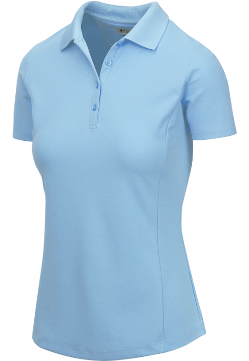 Greg Norman Light Blue / Medium Greg Norman Short Sleeve Golf Polo - Size Medium (Final Sale Item)