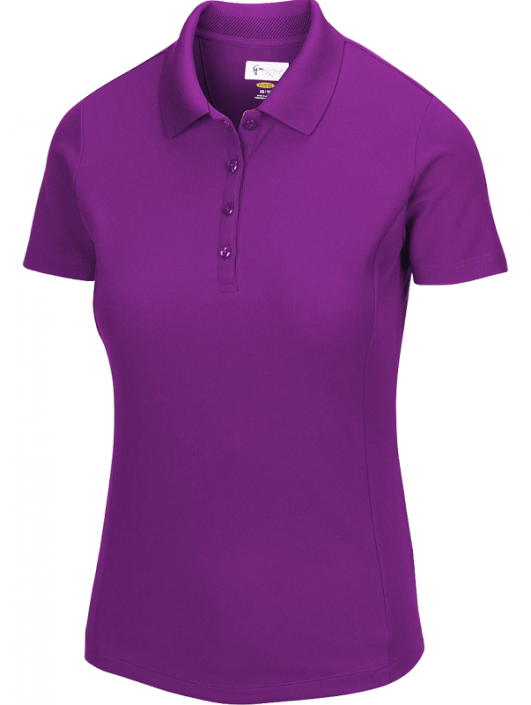 Greg Norman Purple / Medium Greg Norman Short Sleeve Golf Polo - Size Medium (Final Sale Item)