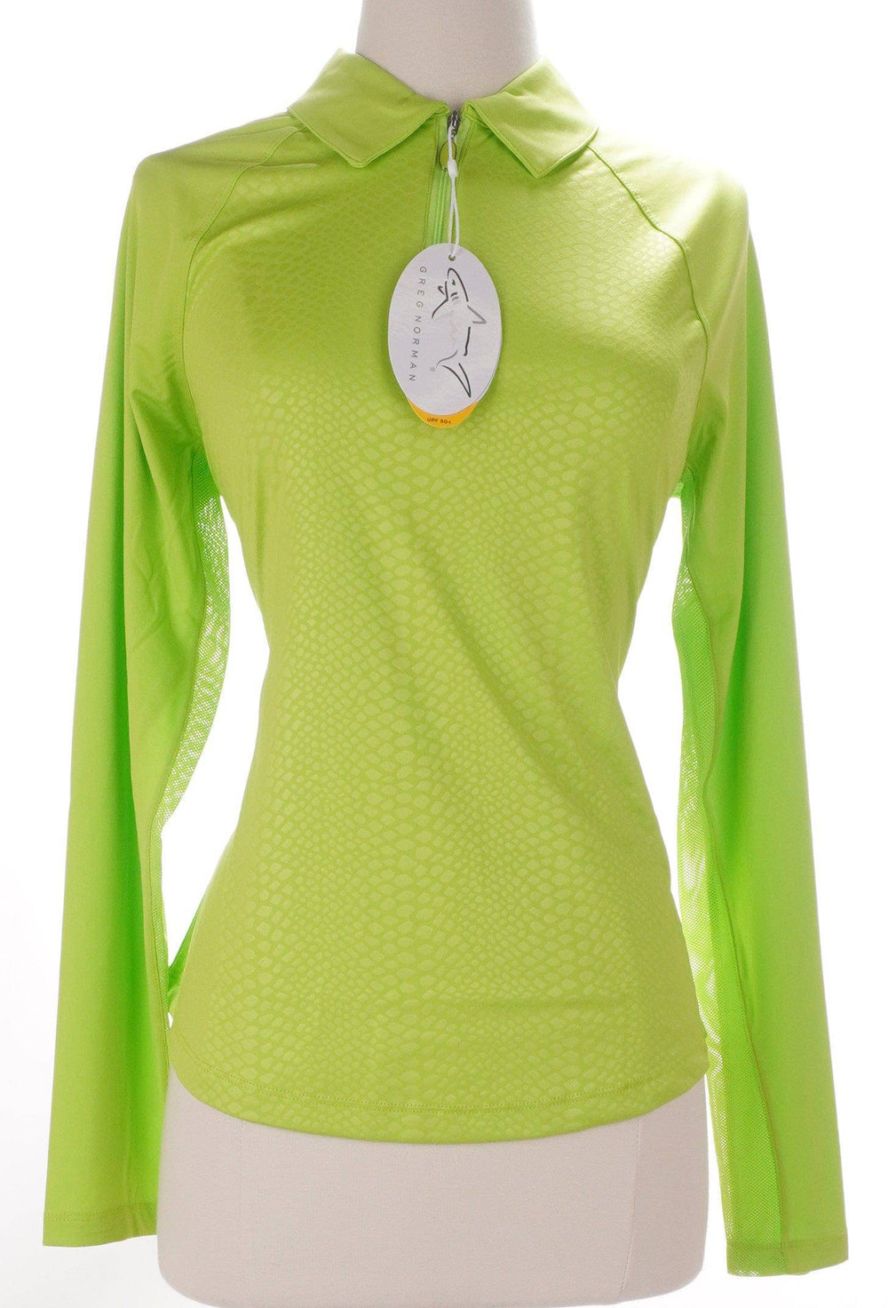 Greg Norman Small / Green Greg Norman Reptile Long Sleeve Zip