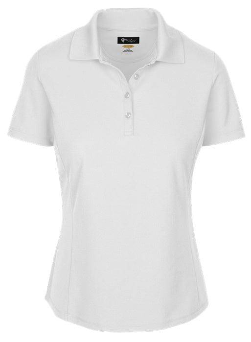 Greg Norman White / Medium Greg Norman Short Sleeve Golf Polo - Size Medium (Final Sale Item)