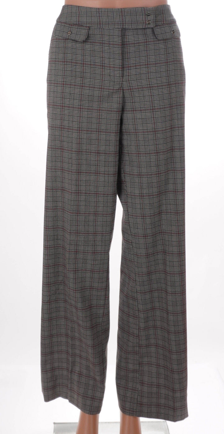 Izod XFG Brown / 6 / Consigned Izod XFG Pant - Gray Plaid - Size 6