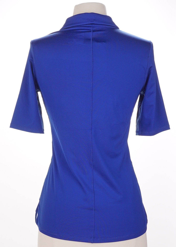 Lucky in Love Lucky in Love Le Snap Half Sleeve Polo - Sapphire (Final Sale Item)