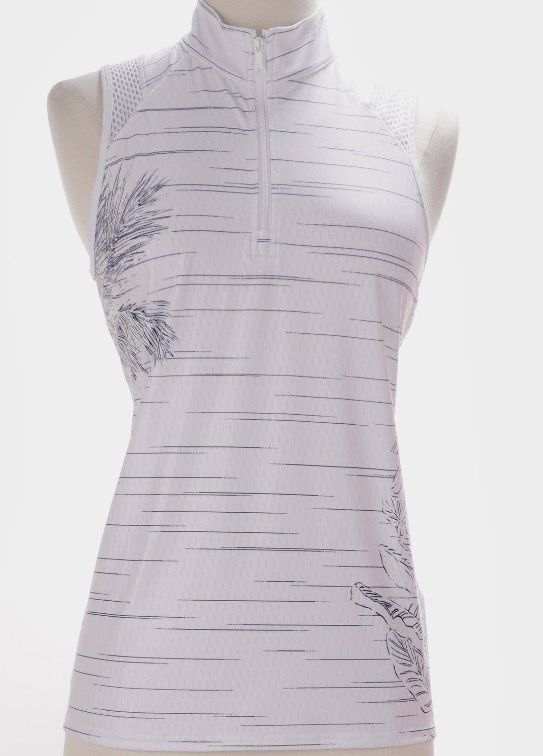 Lucky in Love Small / White Lucky in Love Palms D' Amour Tank - White - Size Small