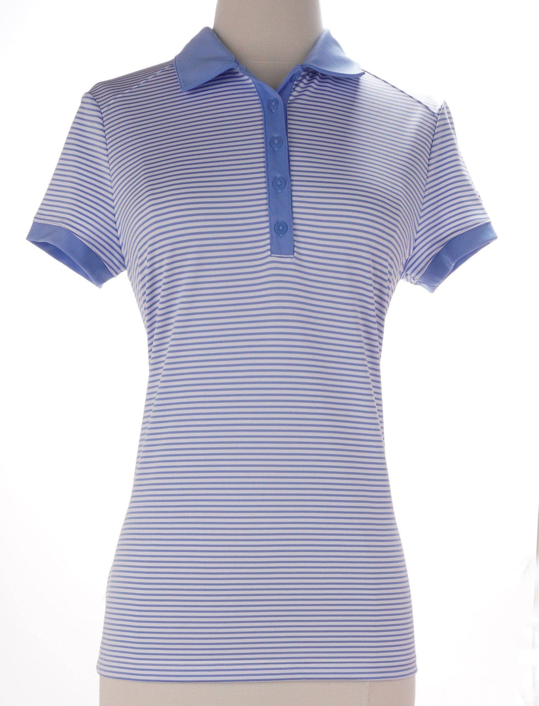 Nike Golf Blue / Medium / Consigned Nike Golf Short Sleeve Top - Blue Stripe - Size Medium