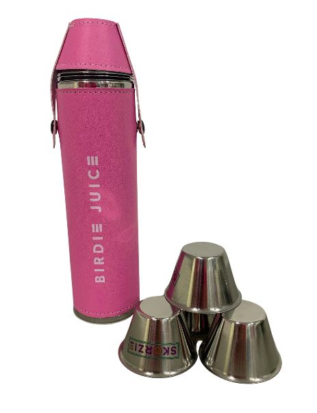 Birdie Juice Flasks - Purple - Pink - Black - Skorzie